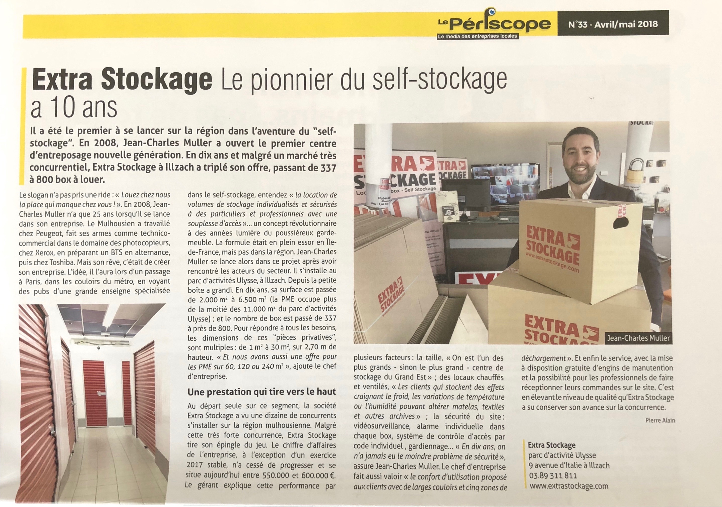 Jean-Charles Muller Extra Stockage Mulhouse